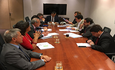Ministro de Energía y Secretario Ejecutivo CNE sostienen primera reunión de trabajo con el Consejo Directivo del Coordinador Eléctrico Nacional