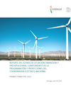 Reporte del Estado de Situación Financiera y Presupuestaria, Cumplimiento de la Programación y Proyecciones del Coordinador Eléctrico Nacional, I Trimestre 2025